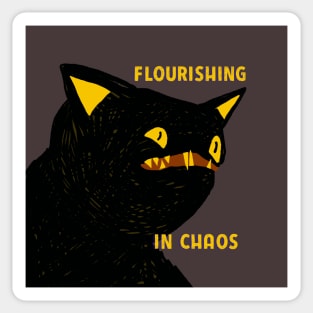 Flourishing in chaos Sticker